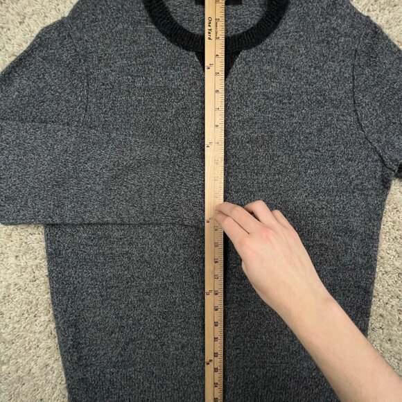 Banana Republic Filpucci Sweater Women Medium Wool Blend Yarn Pullover Gray - Picture 2 of 7